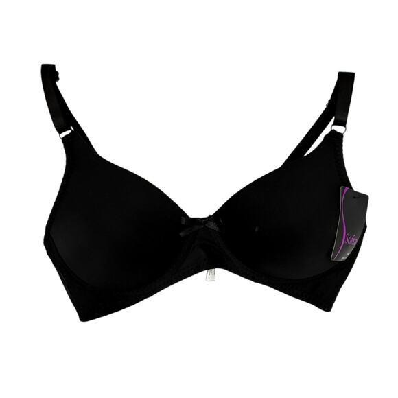 Sofra Bra 34B Padded T-Shirt Bra Black BR4230N - Picture 1 of 9